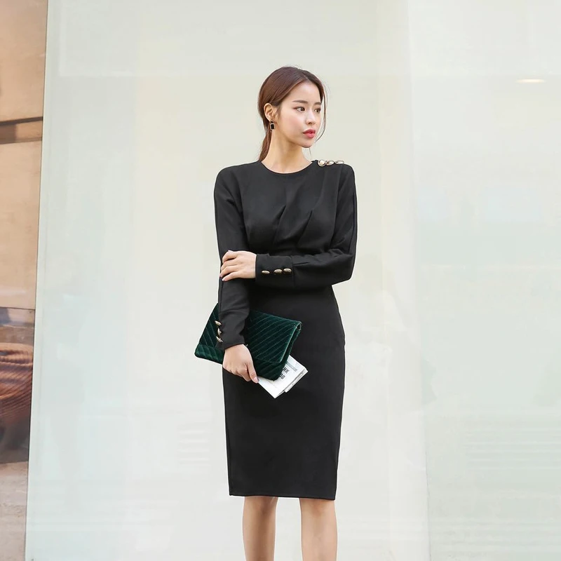 Женское облегающее платье-карандаш Mozuleva однотонное офисное платье средней длины