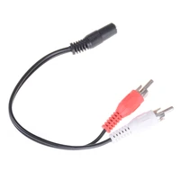 3 5mm 18 y audio cable splitter universal stereo female to 2 male rca jack adapter