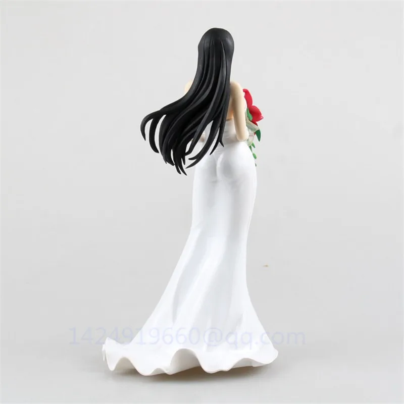 

23CM Anime ONE PIECE Wedding Dress Boa Hancock Pirates Female Emperor PVC Action Figure Collectible Model Statue Toy G984