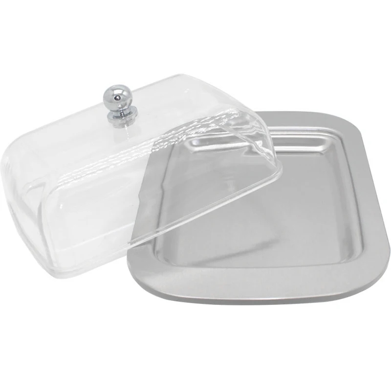 Горячая нержавеющая сталь масло блюдо коробка контейнер для хранения сыра