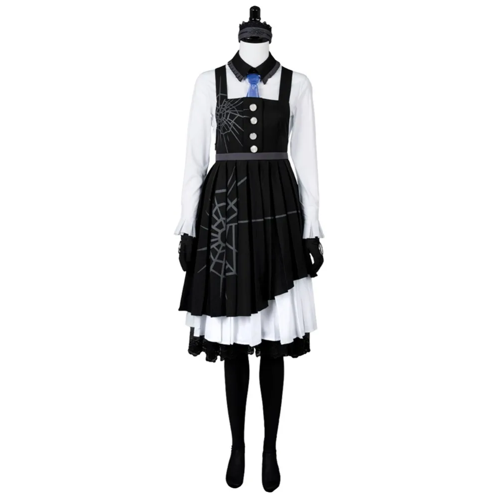 Danganronpa 3 убийства гармонии Косплэй костюм Kirumi Tojo горничной Хэллоуин карнавал Для