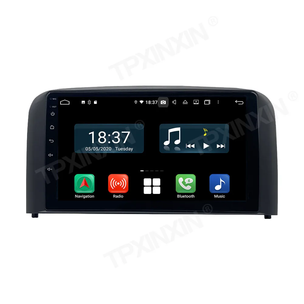 구매 무선 카플레이 안드로이드 10 자동차 GPS 네비게이션, 볼보 S80 1998-2006 헤드 유닛 자동차 멀티미디어 플레이어 자동 스테레오 라디오 IPS DSP