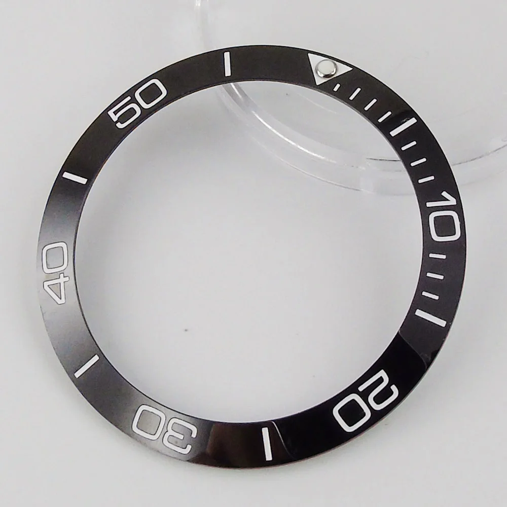 

Новинка, высококачественные мужские часы 38 мм, синие, серые, черные, с керамической вставкой, подходят для автоматического перемещения, мужс...