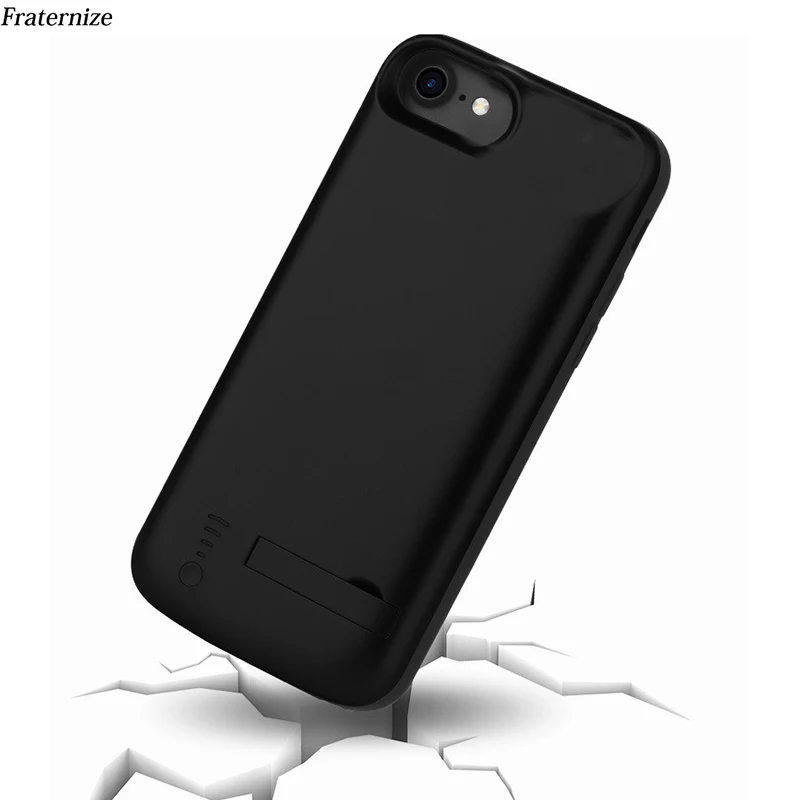 8000 мАч зарядное устройство чехол для iPhone 6 6S 7 8 Plus запасной внешний аккумулятор