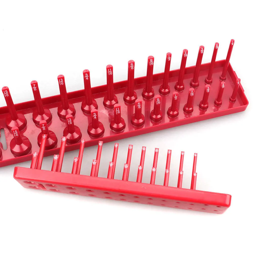 3 шт./компл. 1/4 ''3/8'' 1/2 ''муфта Органайзер рукав держатель для гаража инструменты метрическая система SAE Пластик дома инструменты стойки лоток организатор