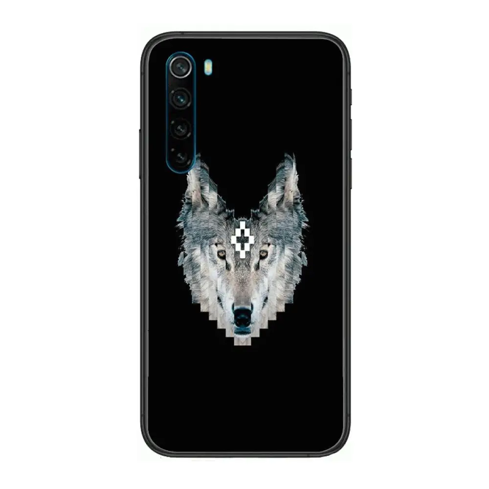 

Marcelo fashion brand Burlone Clear cartoon Phone Case For XiaoMi Redmi Note 9S 8 7 6 5 A Pro T Y1 Anime Black Cover Silicone