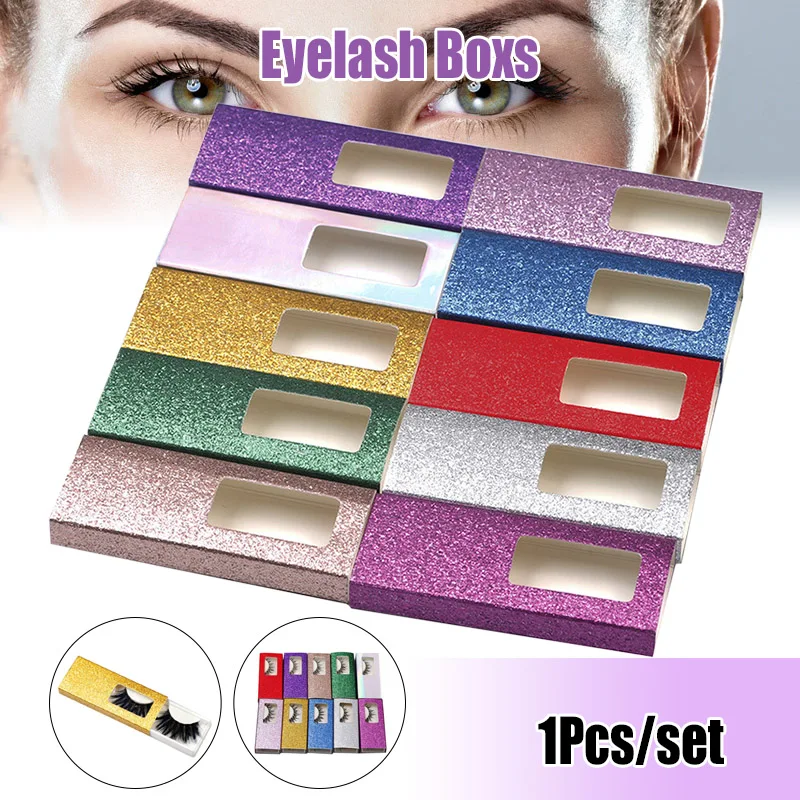 Пустой чехол для накладных ресниц контейнер хранения отсек путешествий