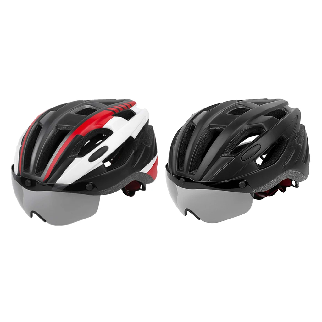 

Adjustable Bike Helmet with Removable Magnetic Goggles for Women Men