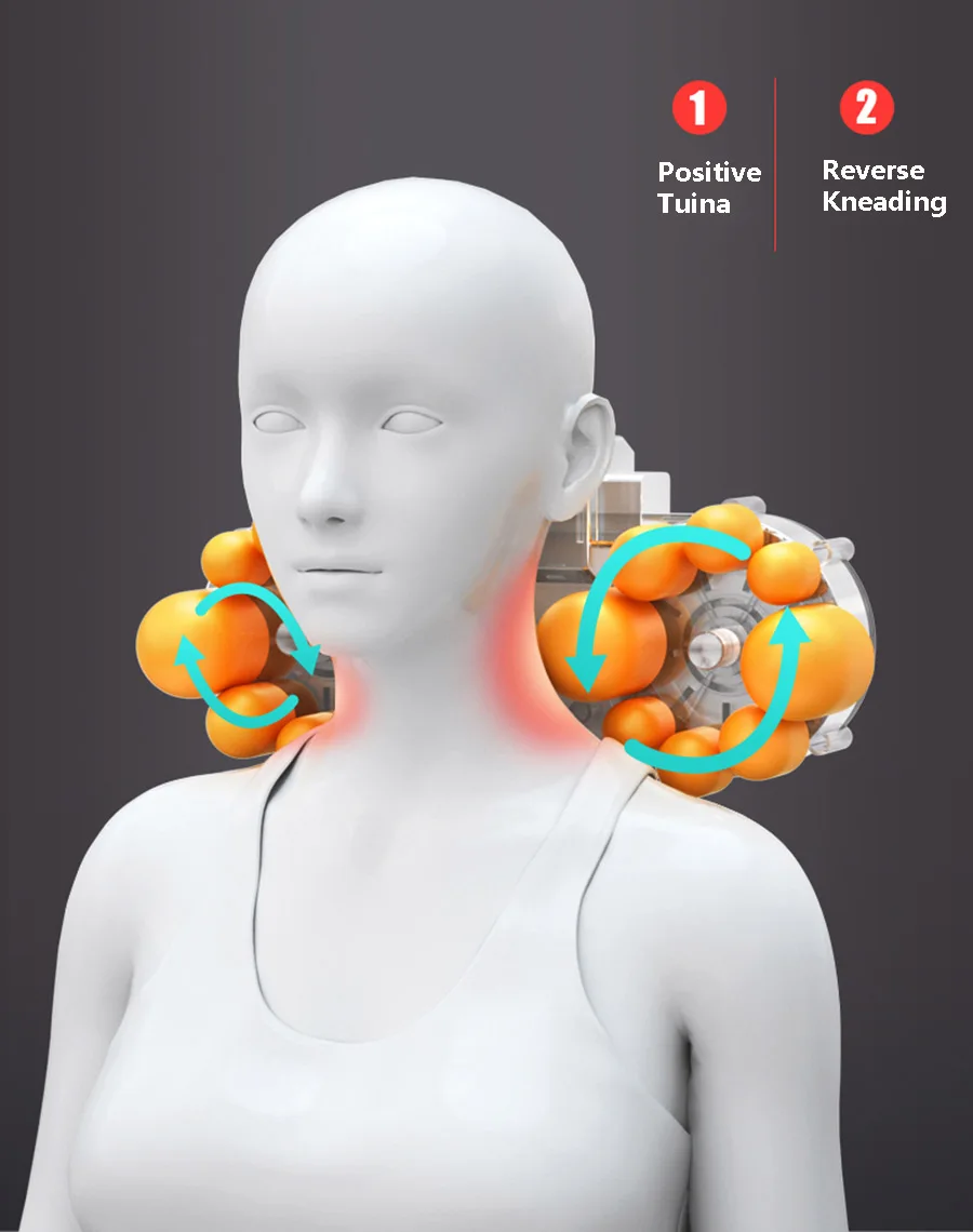 Электрический массажный стул для всего тела Массажная подушка шеи спины талии