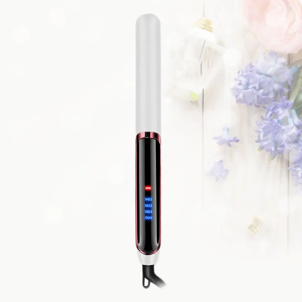 

1Pc 2-in-1 Hair Curler Straightener Electric Plate Styling Tool for Lady with JP Plug(Black)