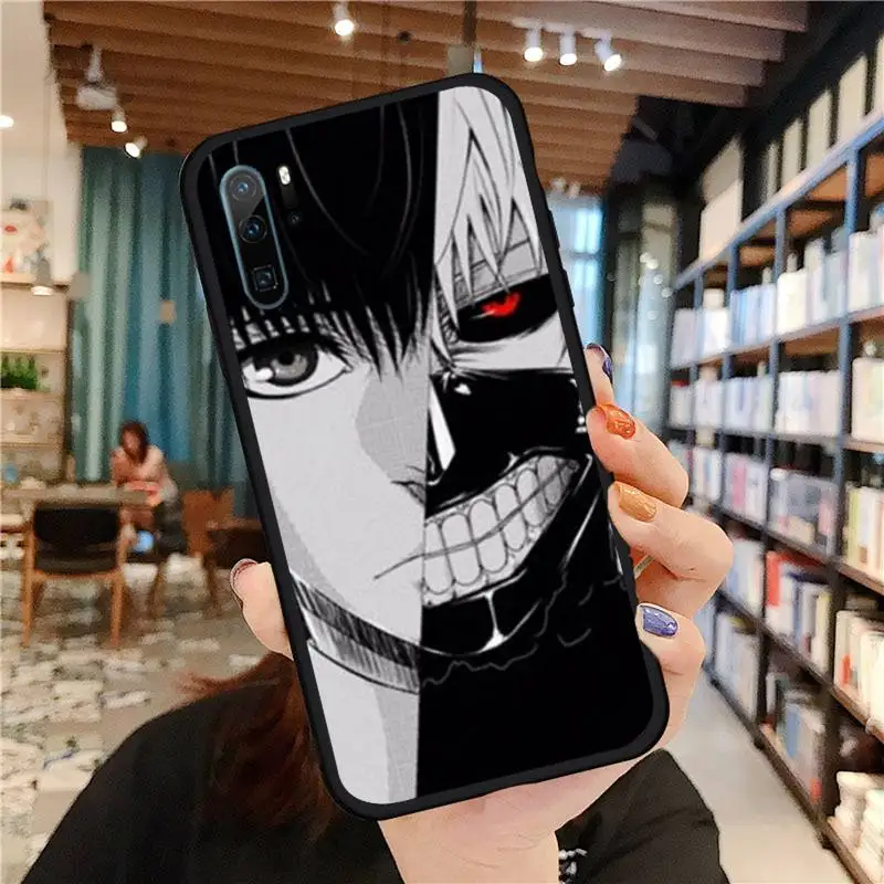 

Tokyo Ghouls Phone Case For Huawei honor Mate P 9 10 20 30 40 Pro 10i 7 8 a x Lite nova 5t Soft Silicone Shell Cover Funda
