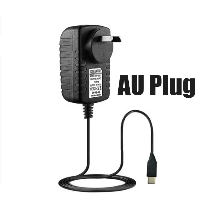 Высокое качество 5 в 3A Type C USB адаптер питания для Raspberry Pi 4 EU/US/UK/AU разъем 1 2 м кабель