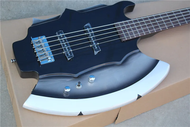 Китайская фабрика по производству гитар custom New AXE Style электрическая бас-гитара 4
