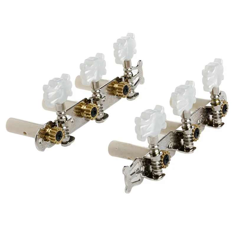 

One pair Guitar Tuning Pegs Machine Tuners White Machine Head for Classic Guitar