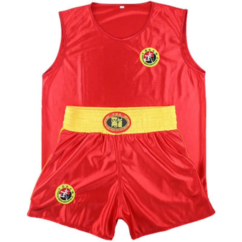 

Boy Children Jiu Jitsu Muay Thai Sanda MMA Boxing Shorts Dragon Print Uniform China Wushu Suit Kid Train Boxing Set Clothes Mens