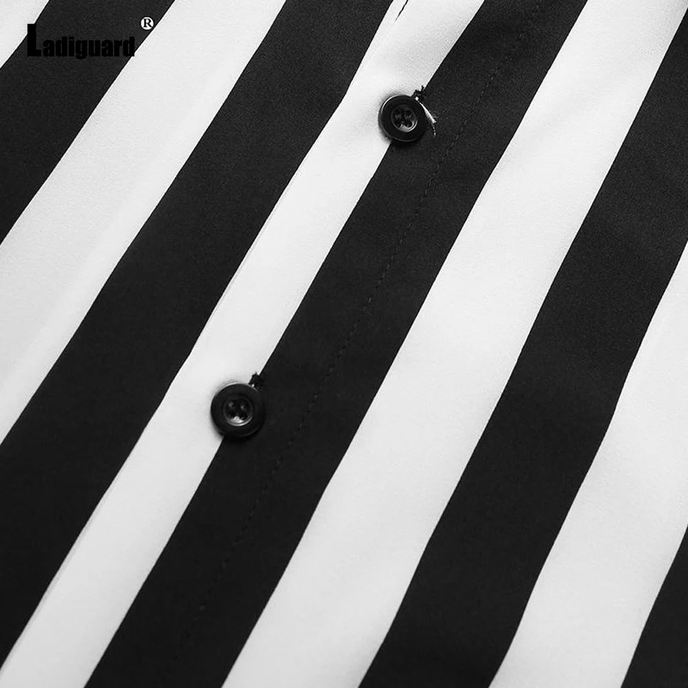 Элегантные повседневные рубашки для отдыха Ladiguard размера плюс блузка