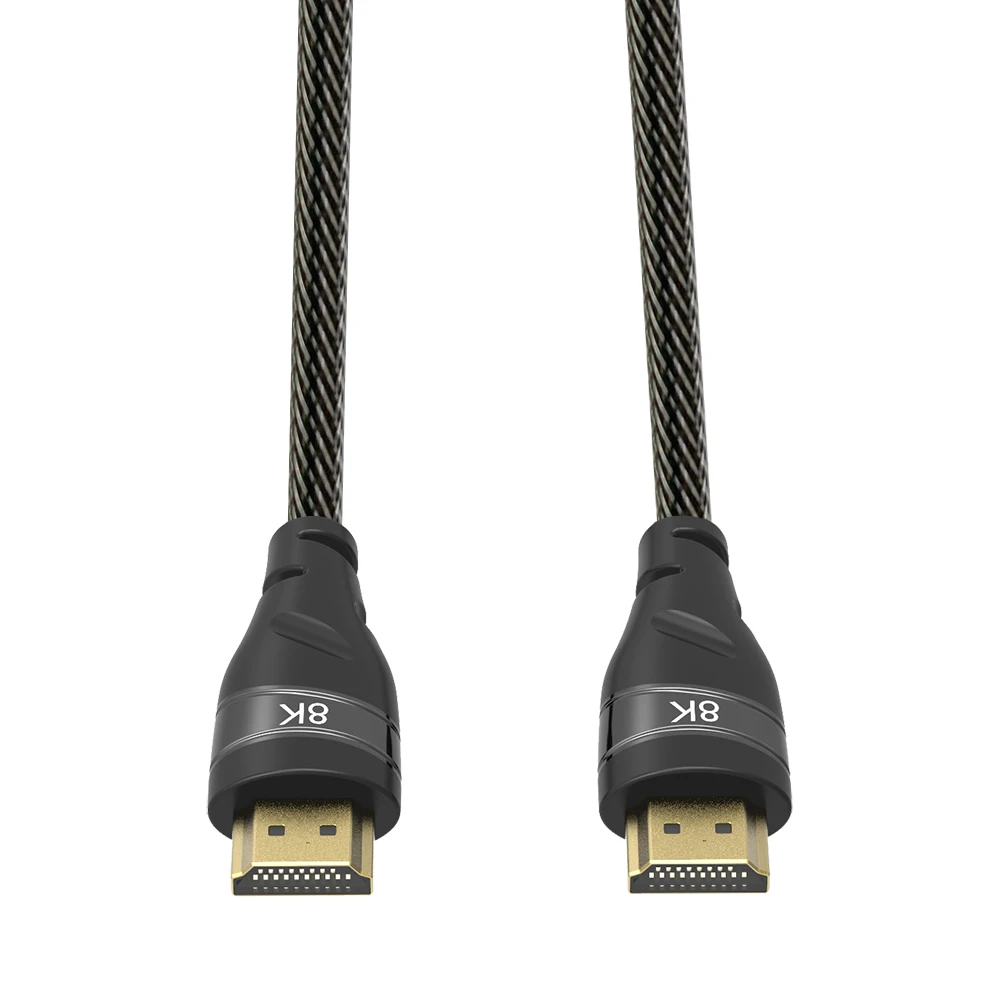 HDMI кабель 8K HDMI2.1 кабель 8K 60 Гц, HDMI кабель 4K 120 Гц, 48 Гбит/с, HDCP 2,2, 4:4:4 HDR, eARC совместим с ПК HDTV проектор