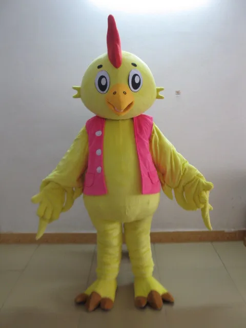 

Fashion design yellow-rooster Mascot Costume Adult Birthday Party Fancy Dress Halloween Cosplay Game Dress Outfits Clothing Xmas