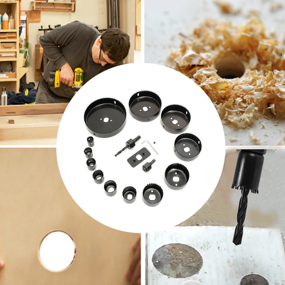 Набор для резки отверстий сверлильный инструмент резак металла по дереву 19 127 мм