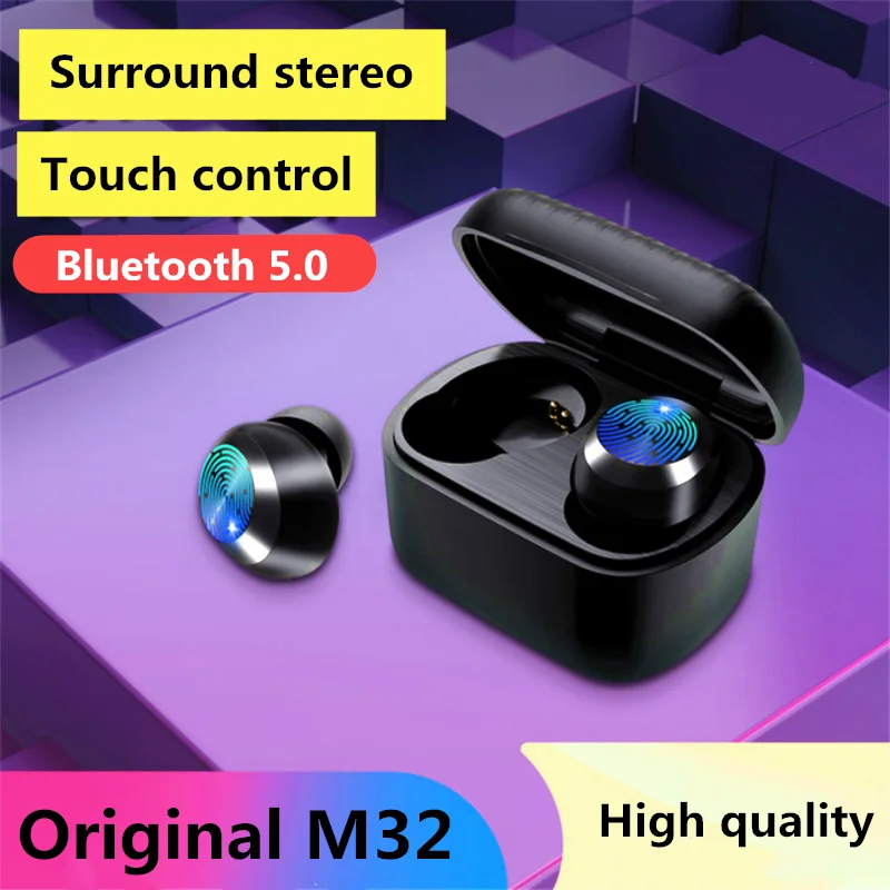 

M32 Bluetooth стерео наушники без потерь отличное звучание музыки для наушников долгое время воспроизведения Беспроводной Водонепроницаемый се...
