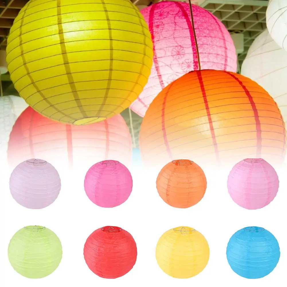 

Lantern Christmas Decoration Chinese Round Wedding Birthday Paper Lanterns Decor Craft Hanging Ball Party Supplies