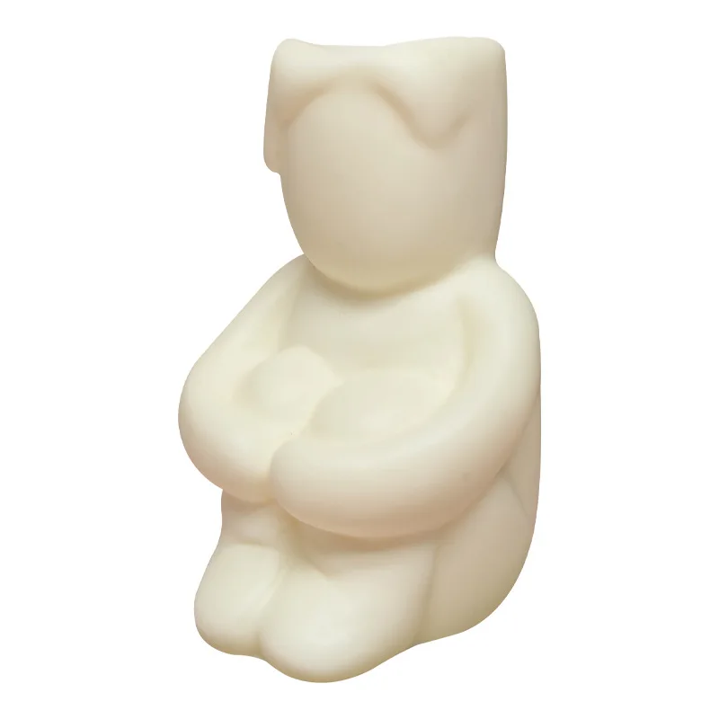 3D креативная силиконовая форма для свечи в виде человеческого тела одиночного