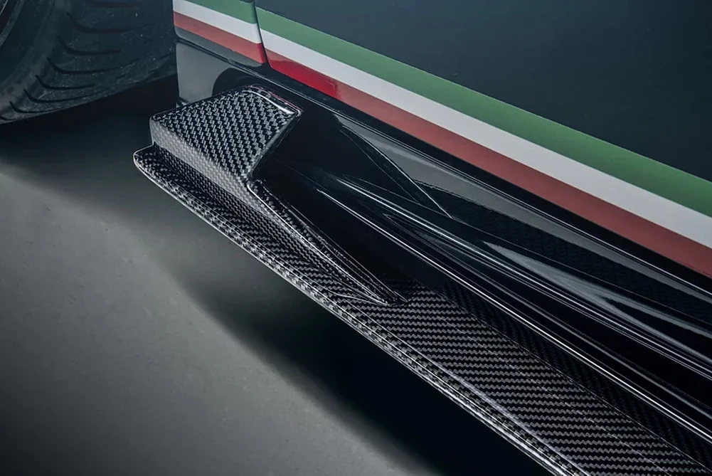 Боковые юбки из углеродного волокна фартуки бампер молдинг отделка чехол для