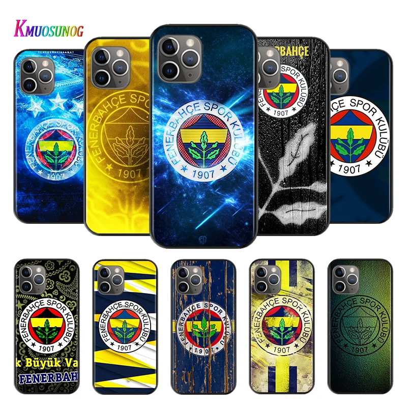 

Fenerbahce Football For Apple iPhone 12 11 XS Pro Max Mini XR X 8 7 6 Plus 5 SE Black Phone Case