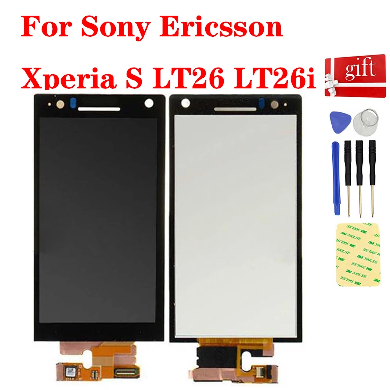 

For Sony Ericsson Xperia S LT26 LT26i LCD Display Screen Panel Matrix Module Touch Screen Digitizer Glass Sensor Assembly