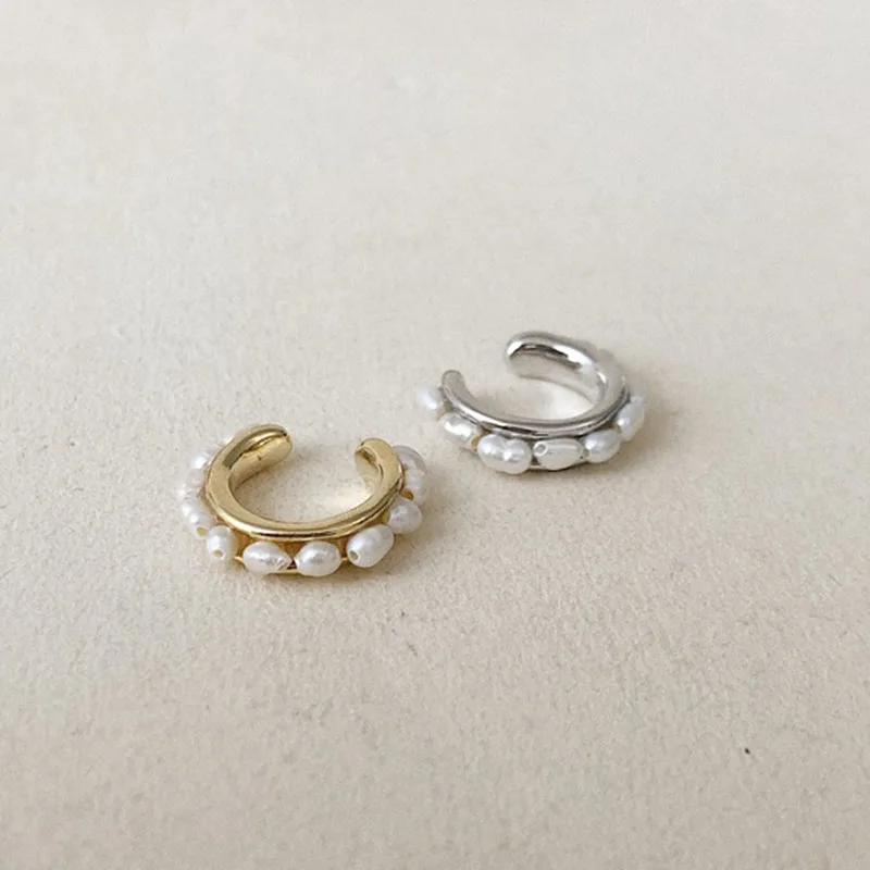 Серьги клипсы женские с жемчугом в стиле барокко|Серьги-клипсы| |