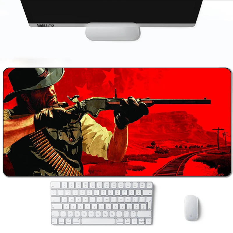 Игровой коврик для мыши Red Dead выкуп 2 водонепроницаемый резиновый с застежкой