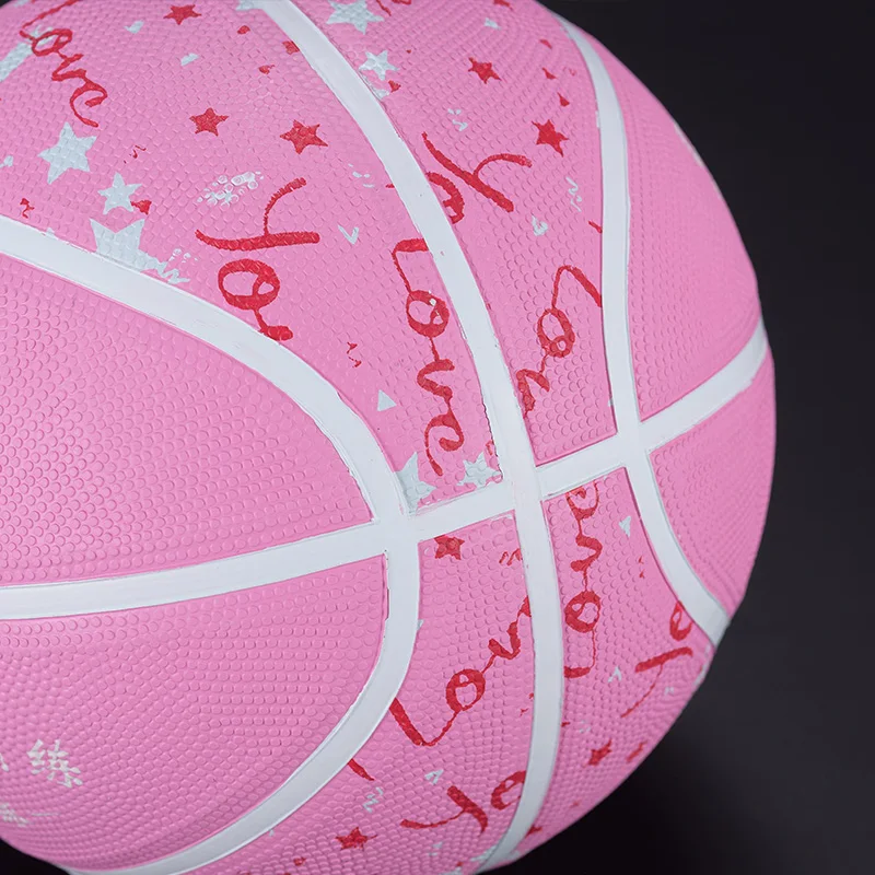 SIRDAR резиновые ламинированные баскетбольные мячи для студентов, профессиональная тренировка баскетбола, Размер 7, розовый бренд, дешево, опт... от AliExpress RU&CIS NEW
