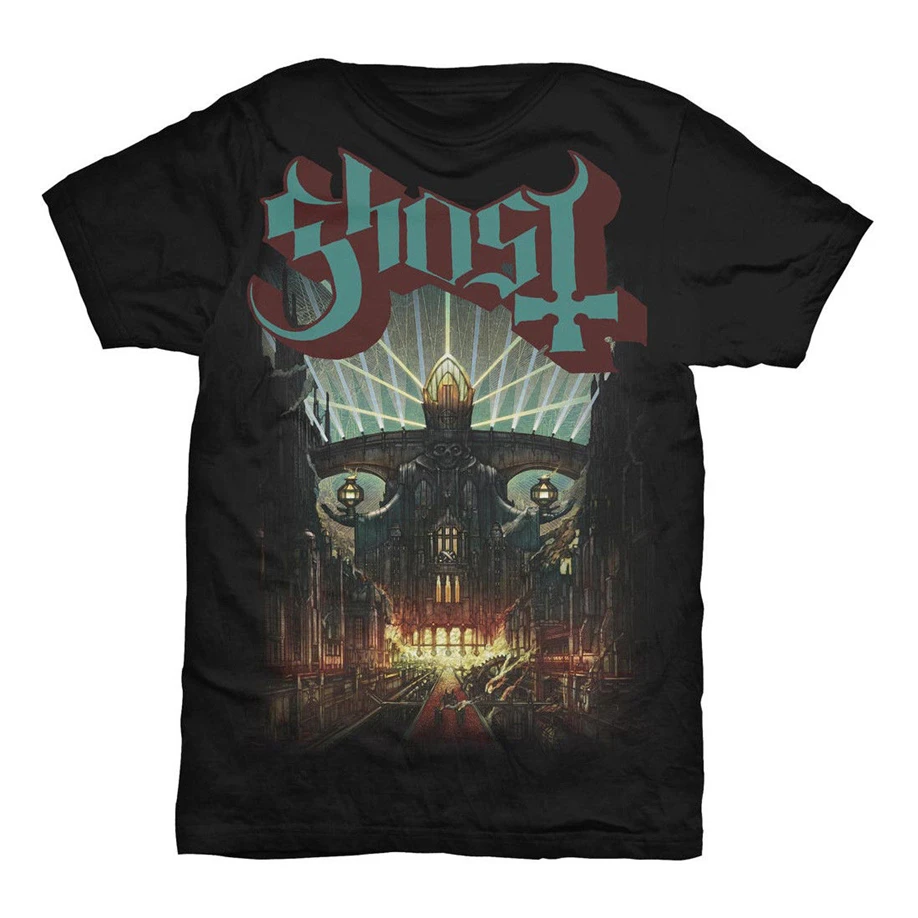 Ghost Band Meliora футболка в стиле рок Бесплатная доставка Топы Футболка | Мужская