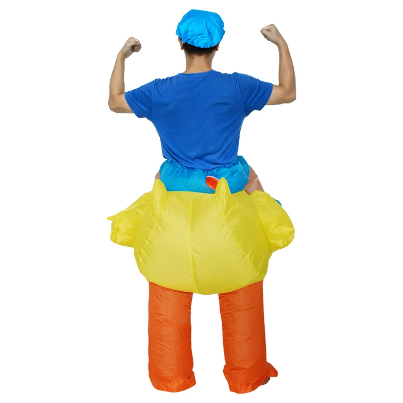 

Inflatable Little yellow duck Costume Party Costume Halloween Costume Anime Mascot Cartoon Adults and Children