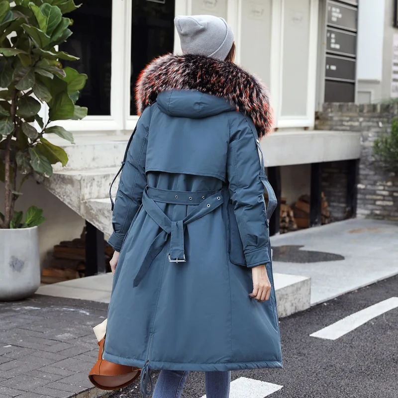 Лидер продаж новинка 2019 года Корейская зимняя одежда большого размера для