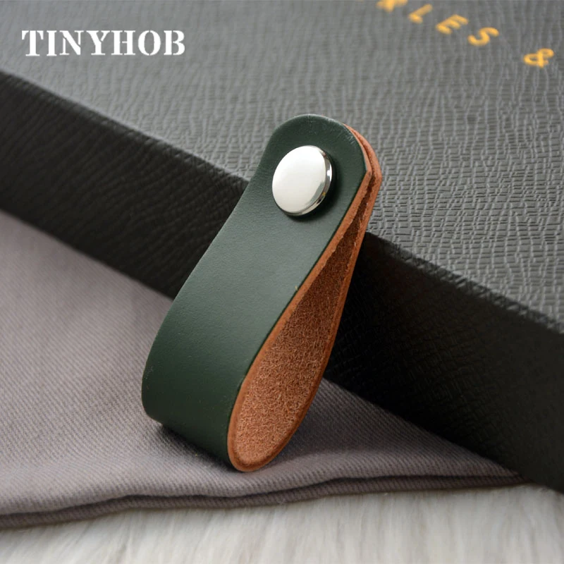 8 цветов/кожа + латунь ручка и простые ручки шкафа скандинавские для ящиков