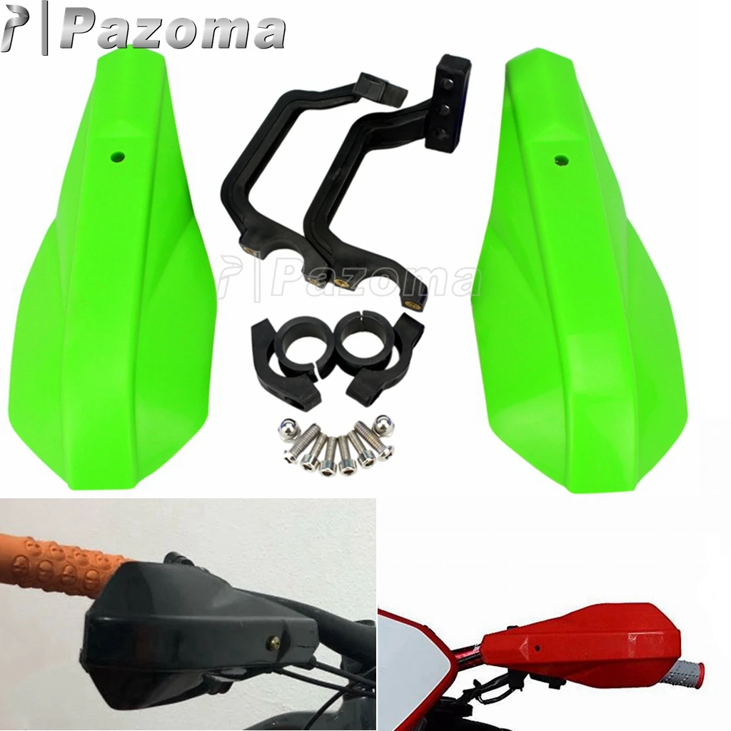 

1 Pair 22mm 7/8" Hand Guards Polaris ATV Dirt Bike Handguard Protector Green for Kawasaki Yamaha Suzuki Honda Ducati ATV