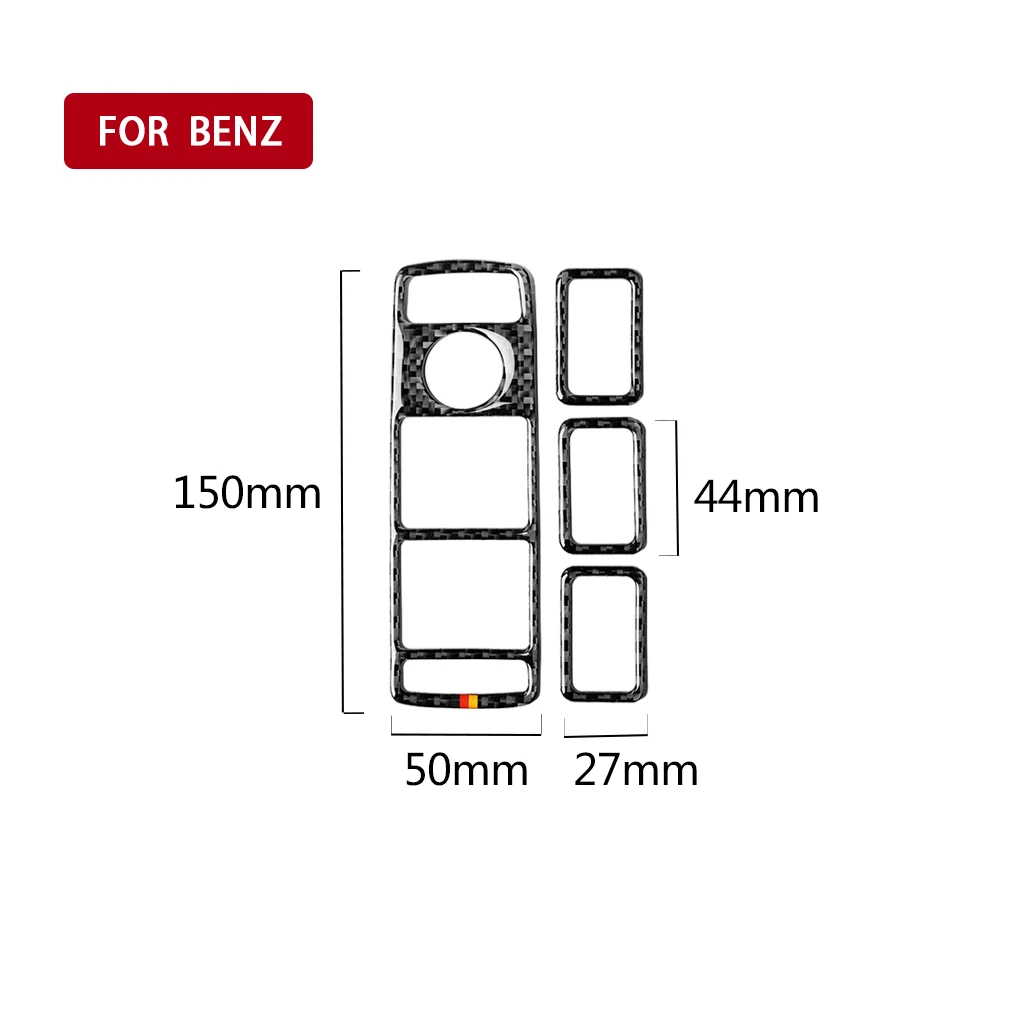 

Window Lift Adjustment Frame Trim Cover Sticker for Mercedes Benz GL ML CLA GLA GLE A B C E Class Interior Car Accessories