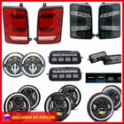 7-дюймовые светодиодные фары + задние фонари + дневные ходовые фонари, тюнинг для Lada Niva 4X4 1995-2021