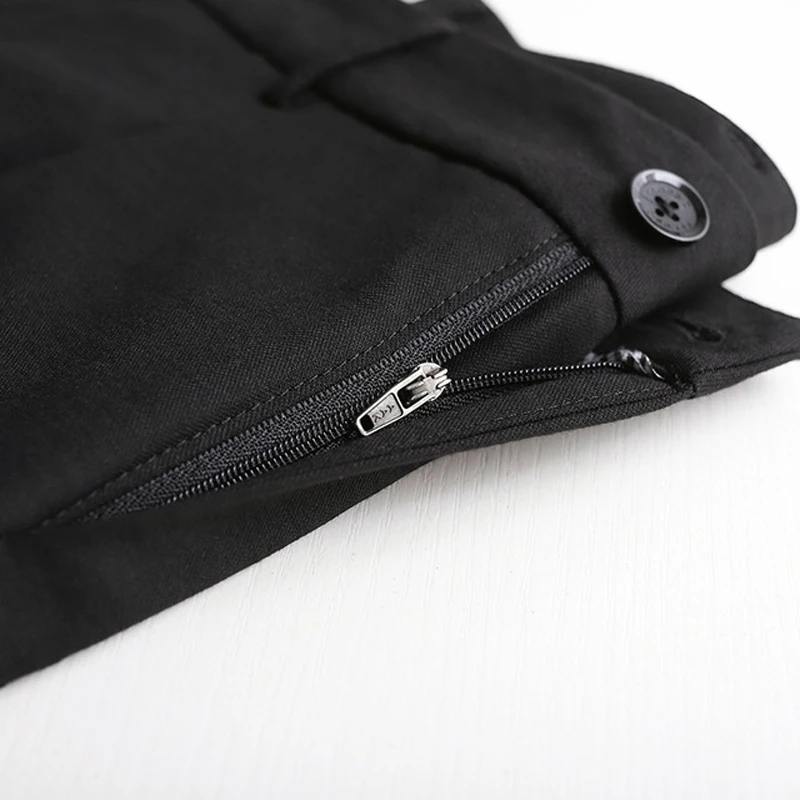 

Women Suit Pants 2021 Spring Summer Fashion Female Casual High Waist Formal Harem Pant Straight Trousers Office Lady Ankle Pants