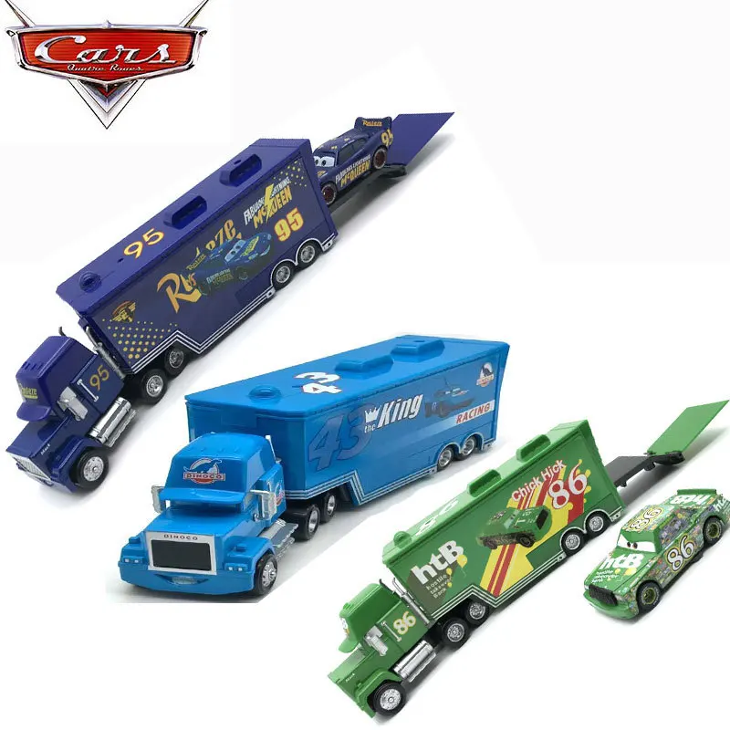 

Disney Pixar 2 3 Toy Lightning McQueen Jackson Storm Cruz Mike Uncle Daniel truck Truck 1:55 Alloy Model Car Children Toy Gift