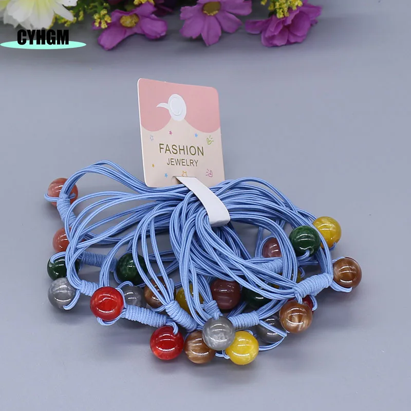 Новые модные резинки для волос набор заколок кавайная эластичная резинка