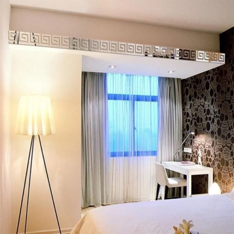 10 шт./компл. высококачественные акриловые пластиковые зеркальные наклейки для