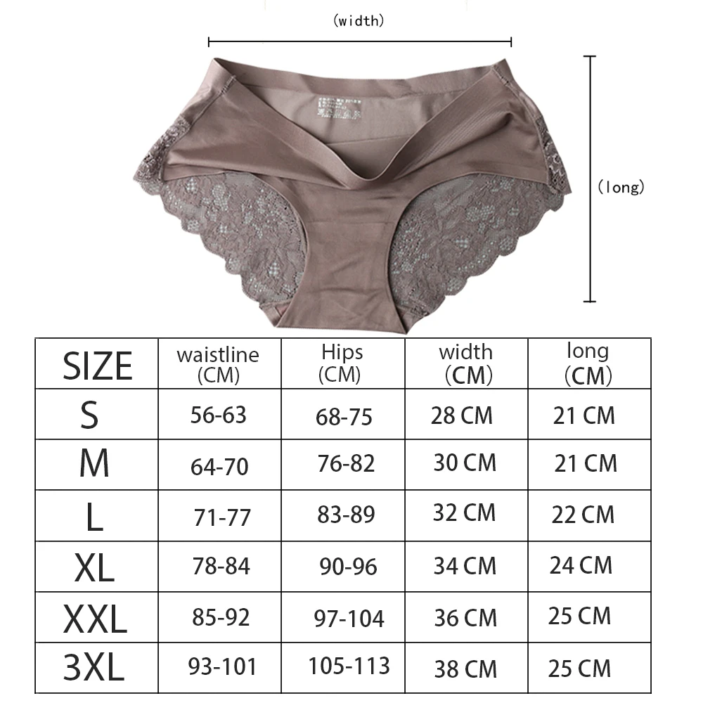 

7Pcs Women's Pants exy Panties 2021 Women's Iace lingerie Solid Color Seamless briefs Mid-Rise Briefs Woman cotton underwear