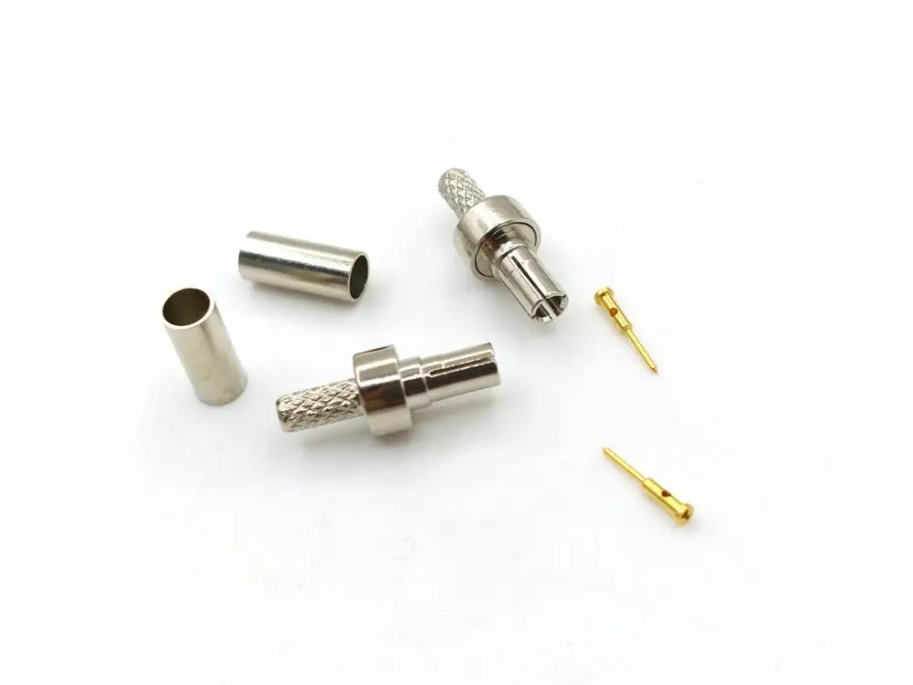 100 шт./300 шт./1000 шт. CRC9 Штекерный обжим для RG174 RG179 RG316 RG188 коаксиальный кабель RF