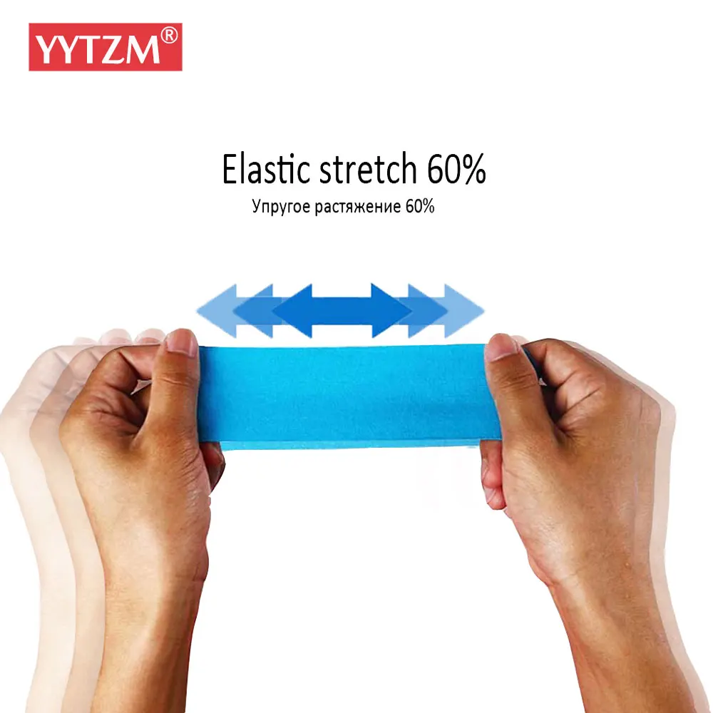 Кинезиологическая спортивная лента 15 цветов Спортивная хлопковая эластичная