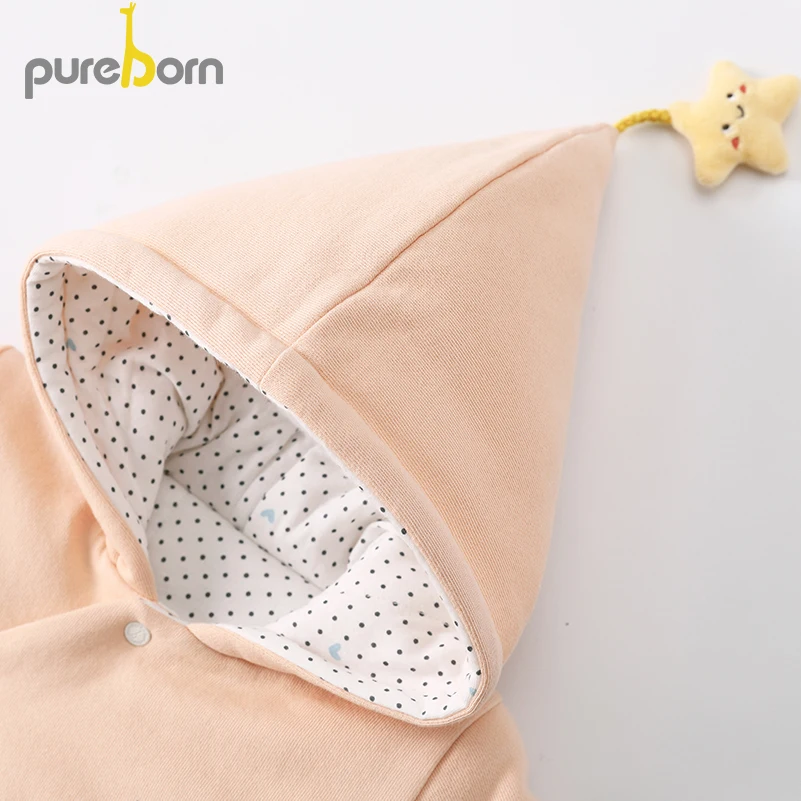 Одежда для новорожденных девочек зимняя Толстовка детские комбинезоны