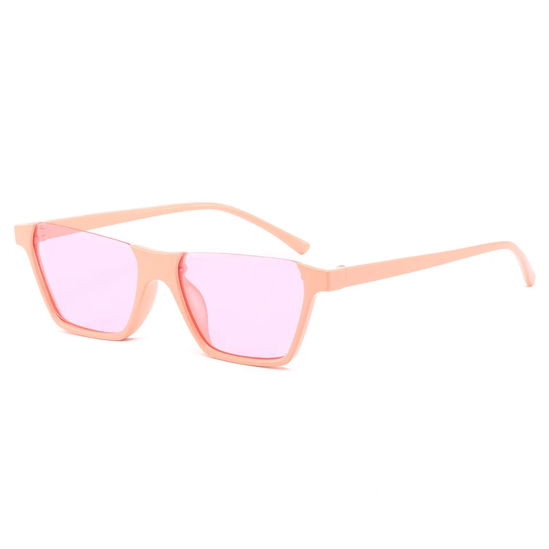 2019 новые обрезные солнцезащитные очки с половинной оправой и защитой от ультрафиолета женские модные на