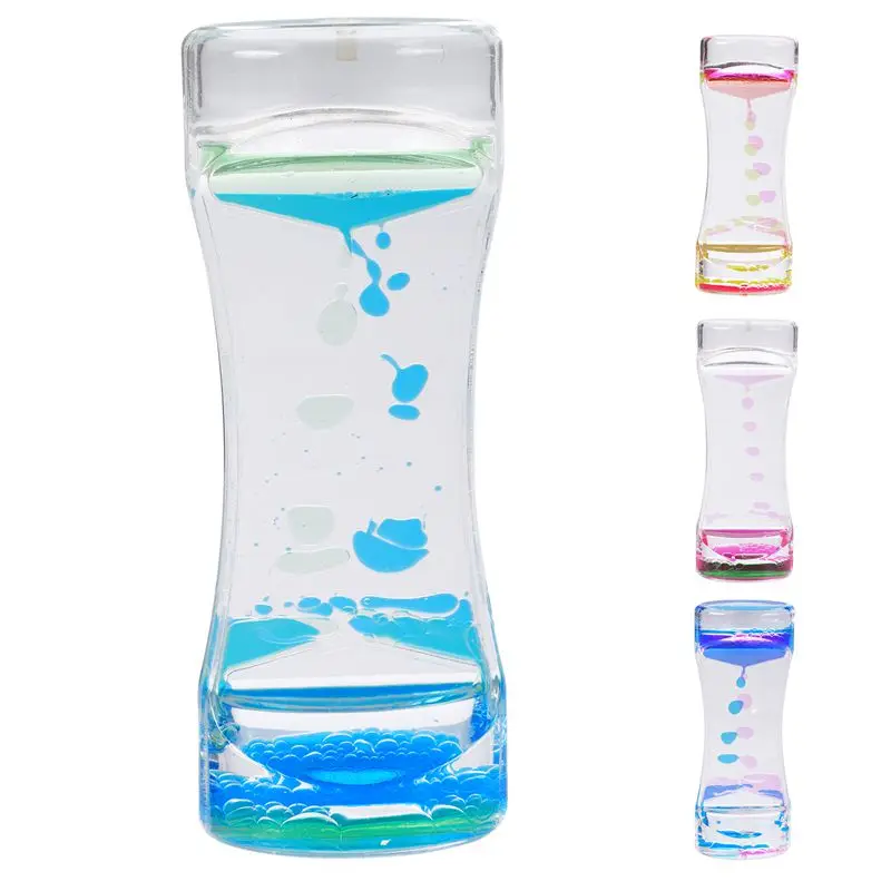 

Liquid Timer Bubble Motion Drop Timer for Sensory Play Visual Bubble Gravity Gift