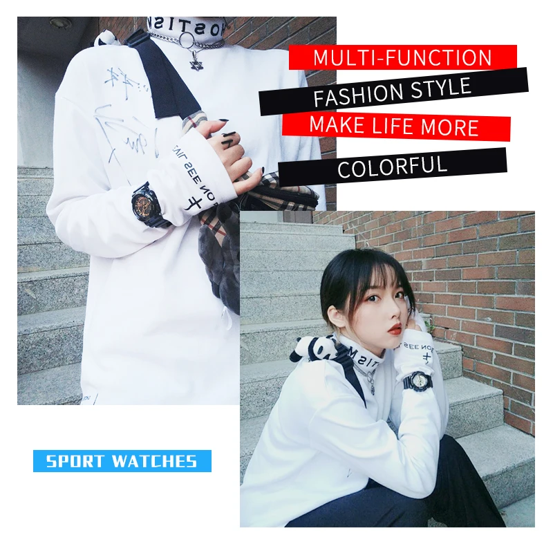 Часы наручные BASID мужские/женские спортивные водонепроницаемые брендовые